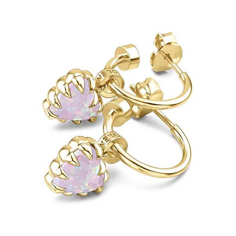 Stolen Girlfriends Club Love Claw Anchor Earrings image number 2